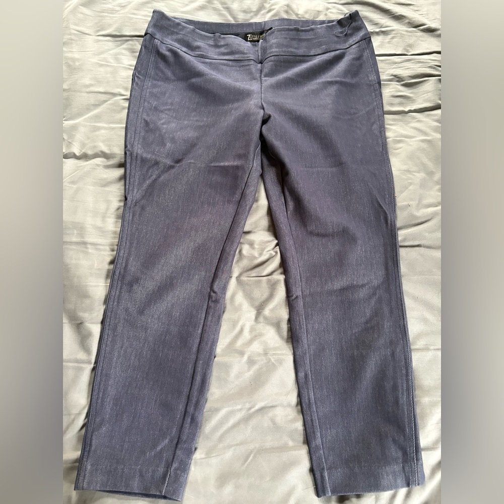 Denim like Blue Casual Pants- XL